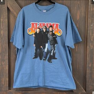 Hanes Beefy Men’s T-shirt ALABAMA Shirt Blue‎ Country Music Size XL